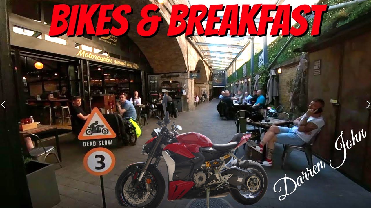 Breakfast and all things bikes eating the best eggs benedict