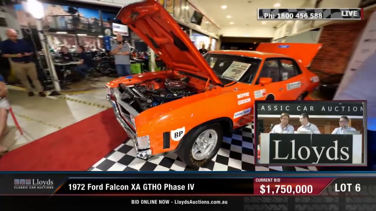 Ford Phase IV GTHO Auction Results SHOCK Australia's Car Enthusiasts