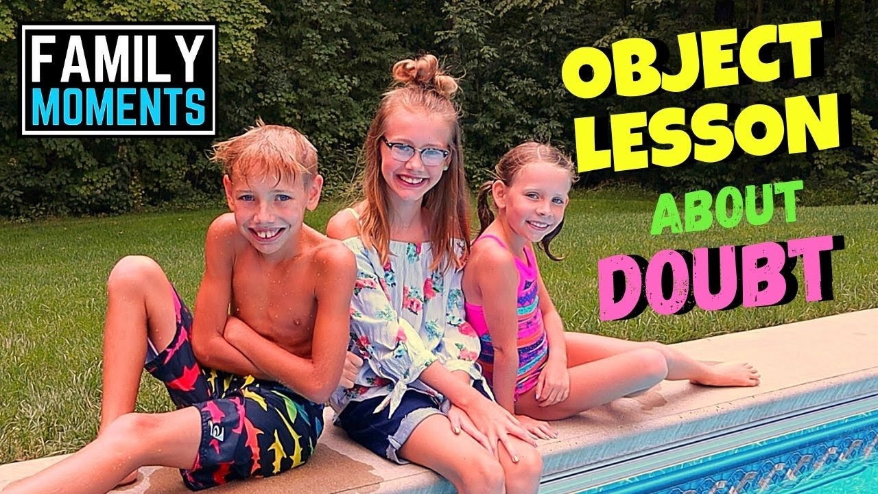 Children's Sermon Bible Lesson on DOUBT - Will it sink or will it float?  Matthew 19:26
