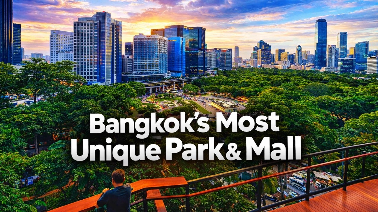Dusit Central Park Bangkok 🌿🛍️  Park & Shopping Mall Walking Tour (4K)