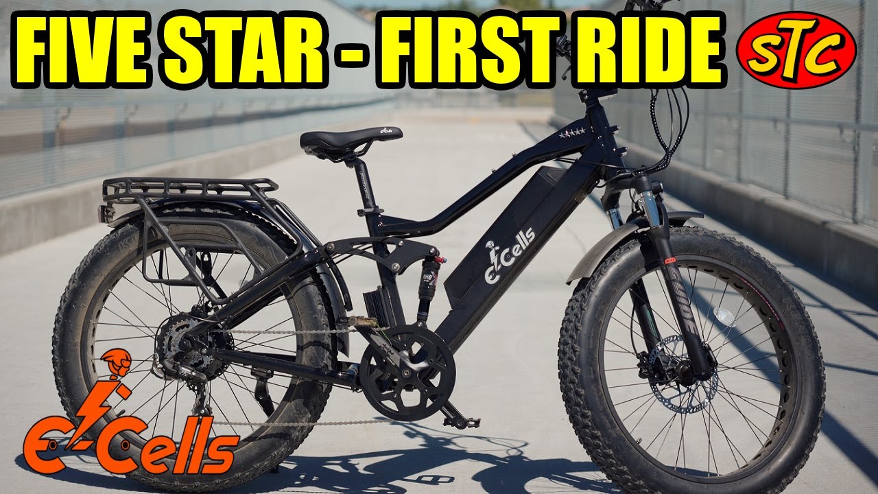 E-Cells Five Star - Maiden Voyage And Range Test !