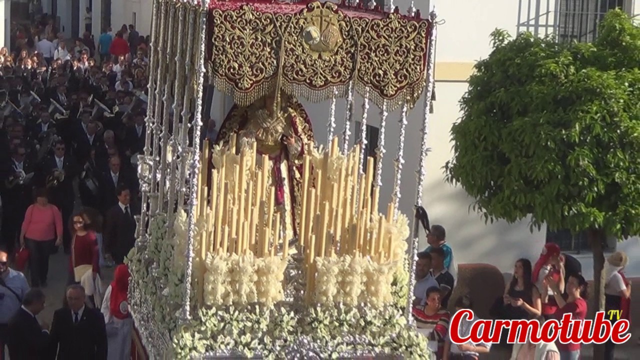 Virgen de los Dolores por Cristo de la Sedía - Semana Santa Carmona 2017