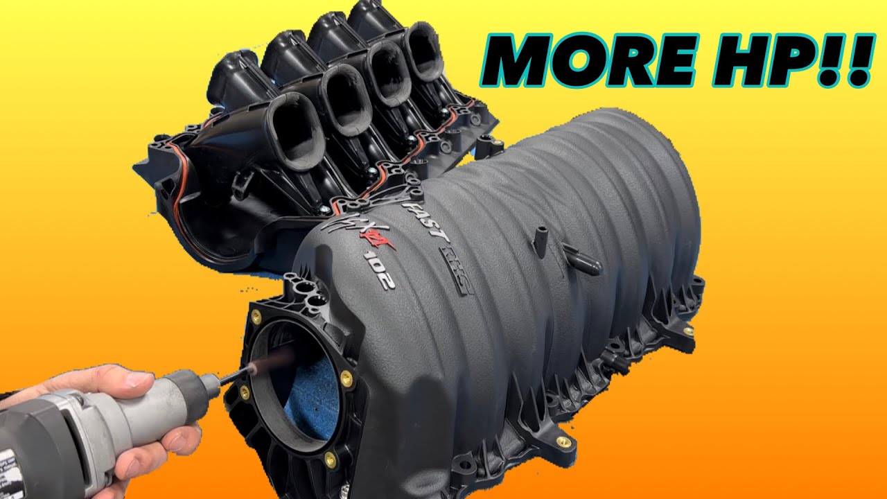 Porting A FAST LSXR Or LSXRT Intake! - Make MORE Horsepower!