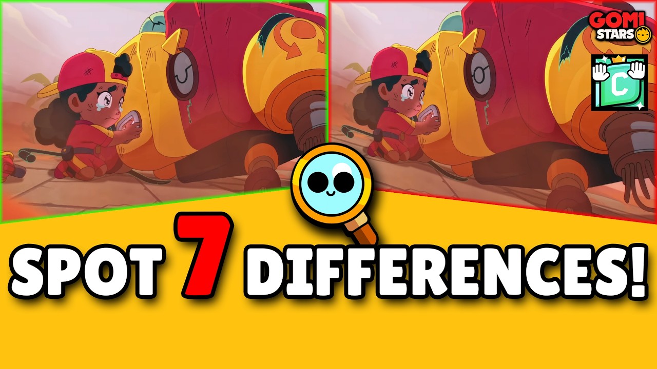 Brawl Stars Puzzle | Spot the Difference (Free QR Code Reward)
