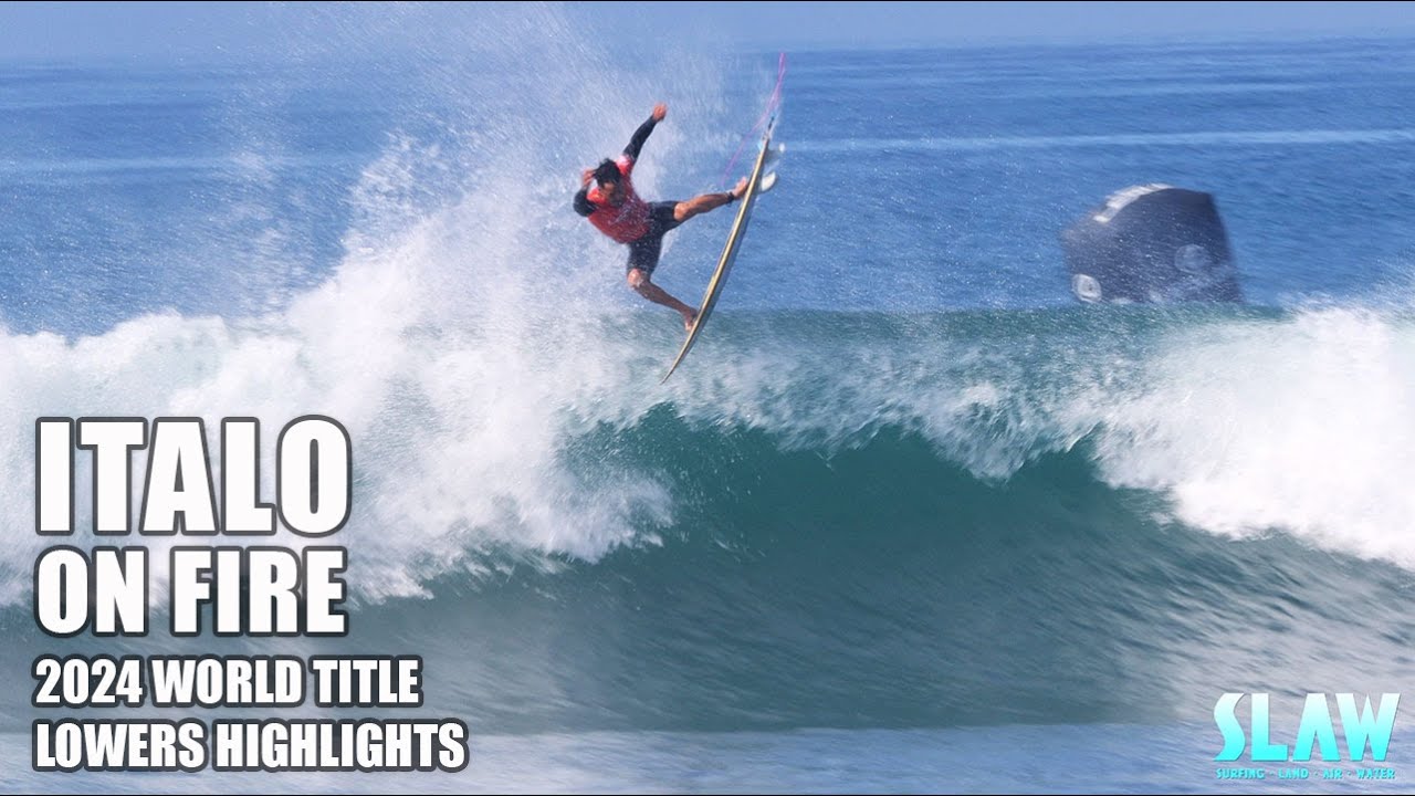 Italo Ferreira On Fire - 4K Surfing Highlights from Lowers Finals 2024