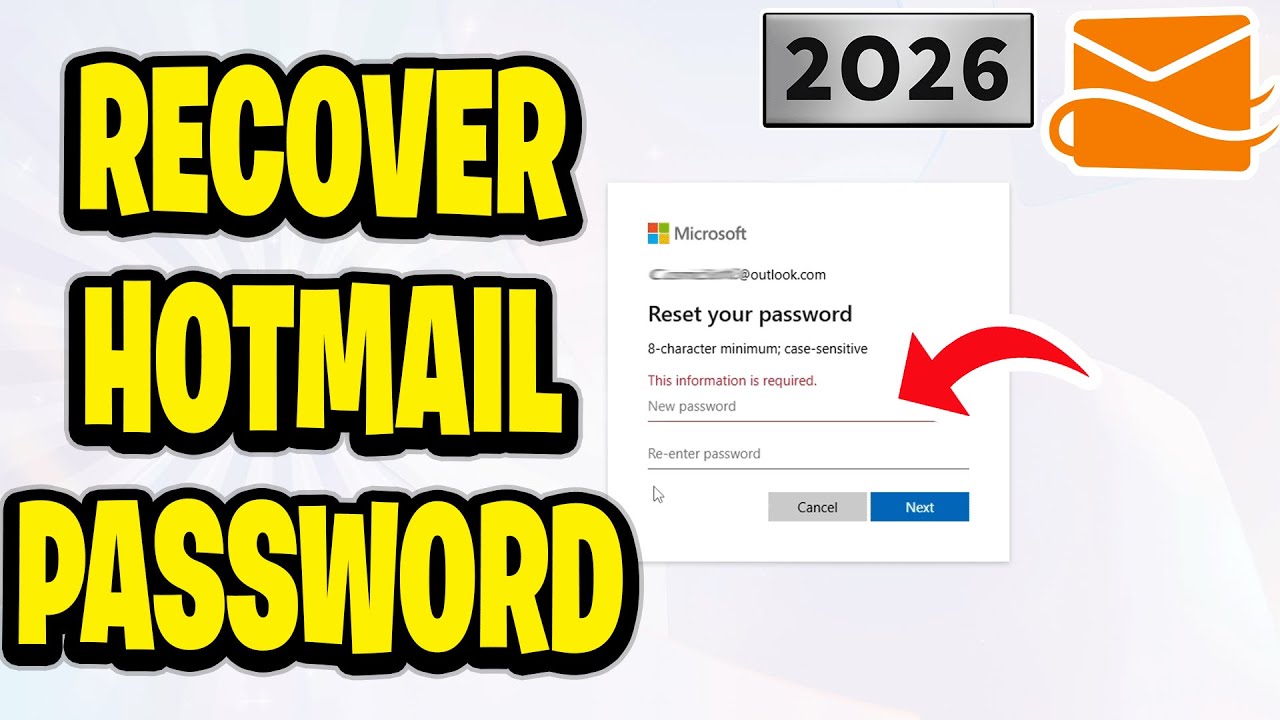 Как восстановить пароль от Hotmail - 2026