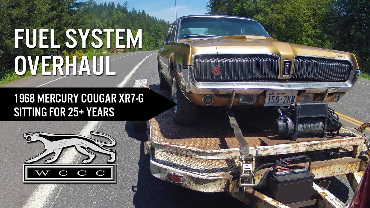 Капитальный ремонт топливной системы — Cougar XR7-G 1968 года выпуска, «Barn Find»