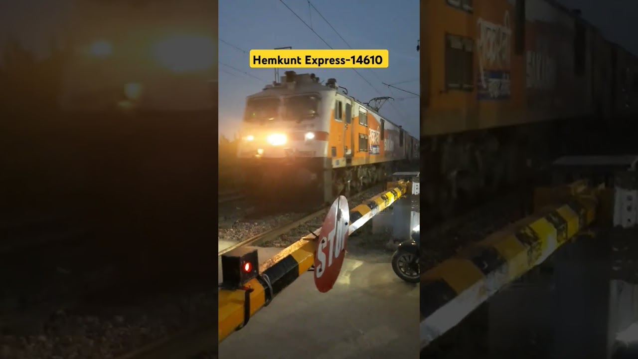 HEMKUNT EXPRESS 14610 #train #railway #indianrailways #shortfeed