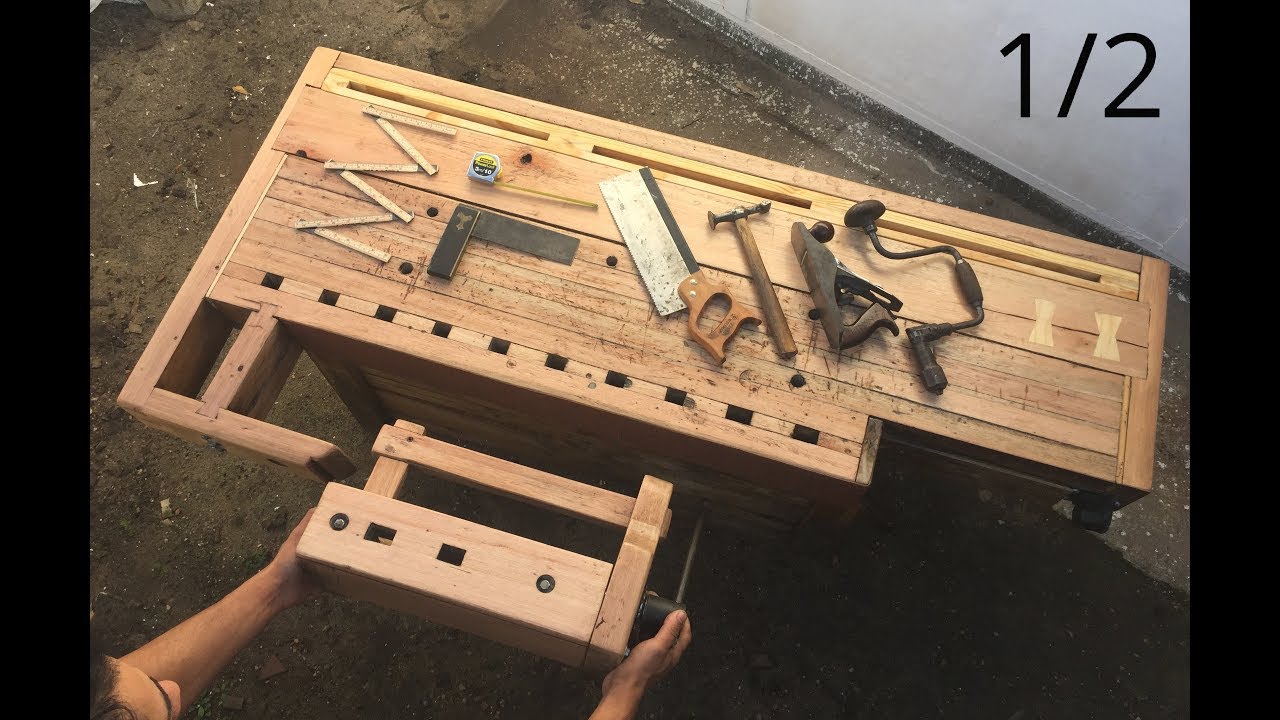 BANCO CARPINTERO /RESTAURACION (parte1 DE 2) //WORKBENCH RESTORATION 1 OF 2