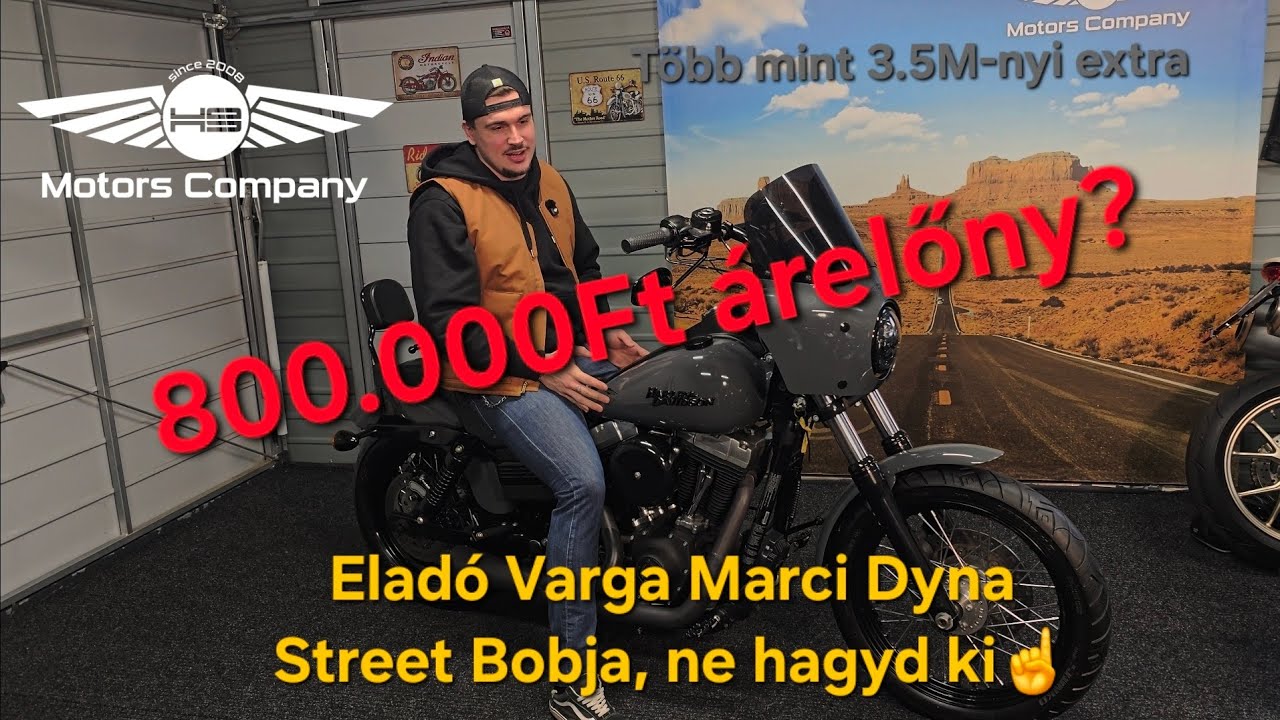 SOS Eladó egy különleges Dyna Street Bob 2012 5.5M helyett 4.7M-ért☝️