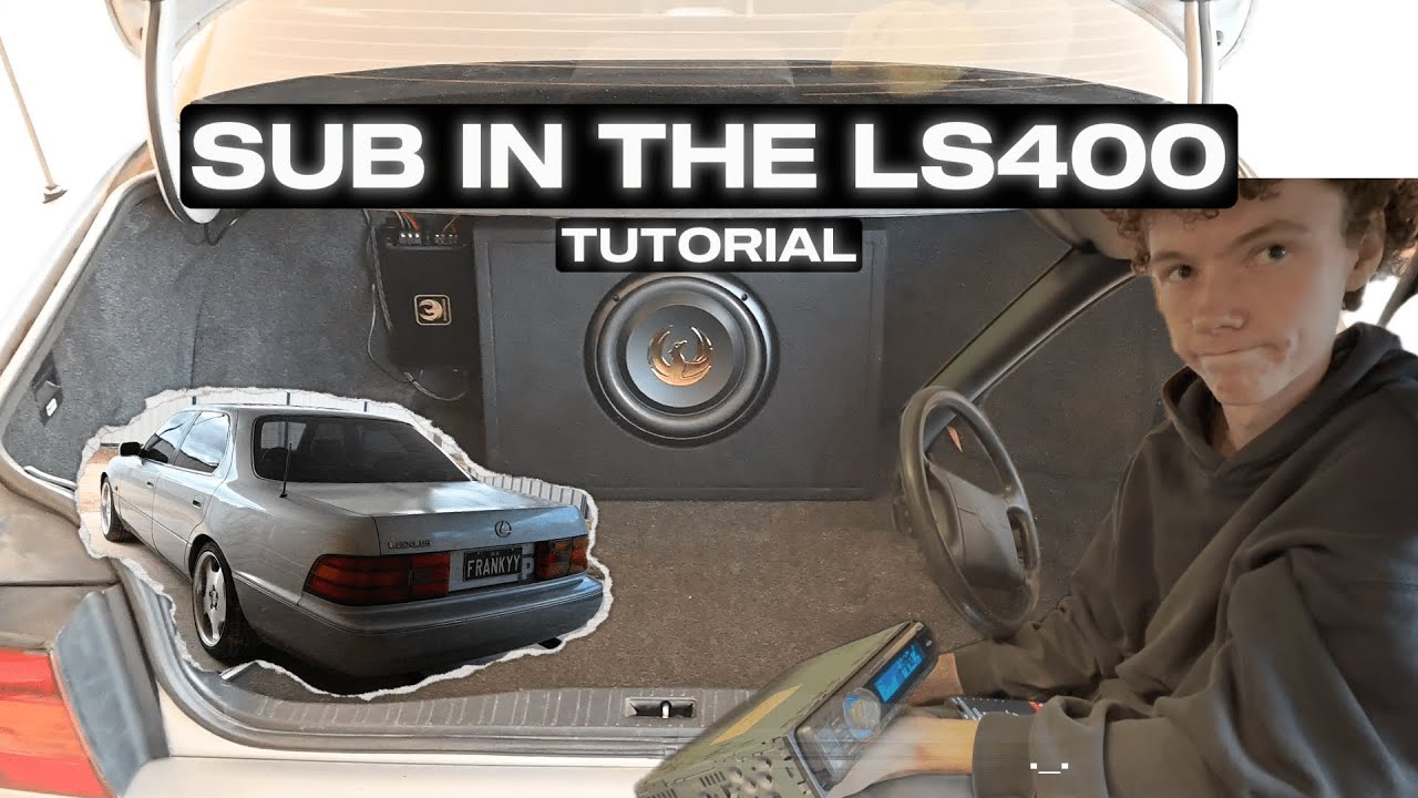 Installing a Subwoofer and Amp in the LS400 (TUTORIAL)