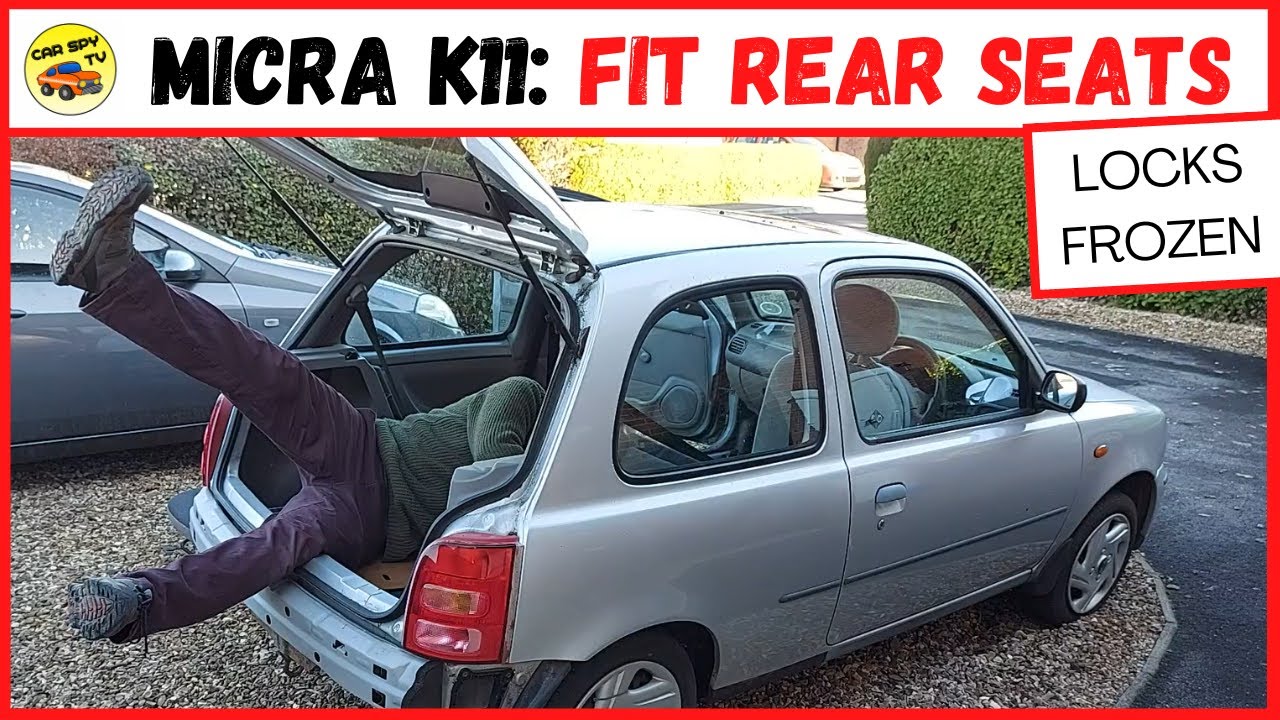 Nissan Micra K11: Fighting To Fit Rear Seats (Door Locks Frozen)