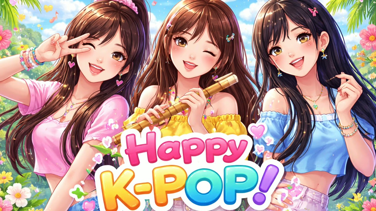 Happy K-pop instrumental Music.