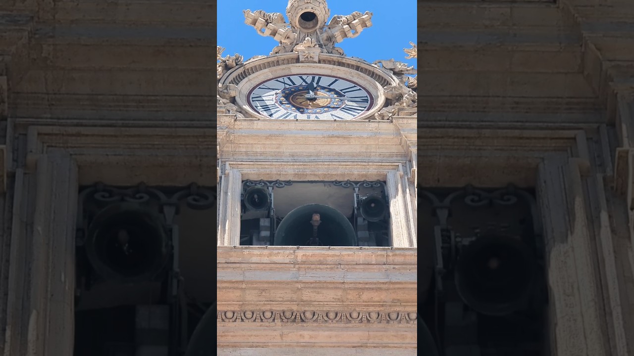 #bells ringing saint #peter #basilica #rome #vatican june 29th 2025 #jubilee #leoxiv