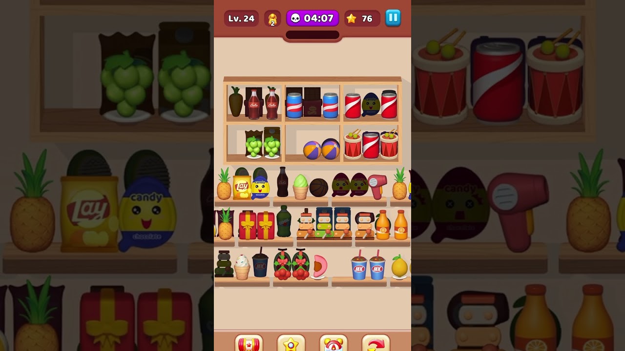 Goods Puzzle Sort Challenge Level 24 Super Hard Solution Walkthrough