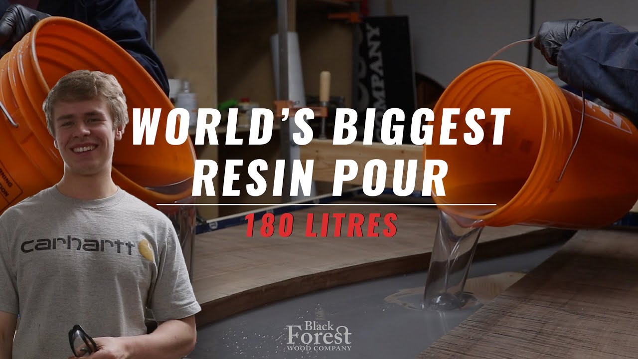 World's Biggest Resin Pour
