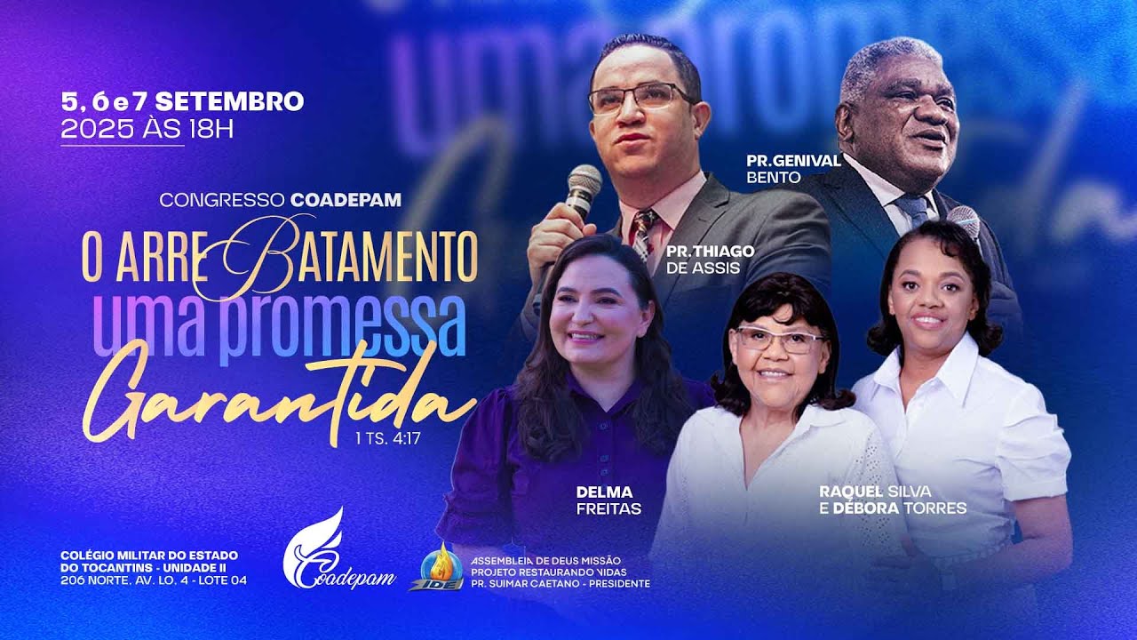 Abertura - Congresso de Senhoras - Coadepam 2025 - AD. MISSÃO PRV 05-09-2025
