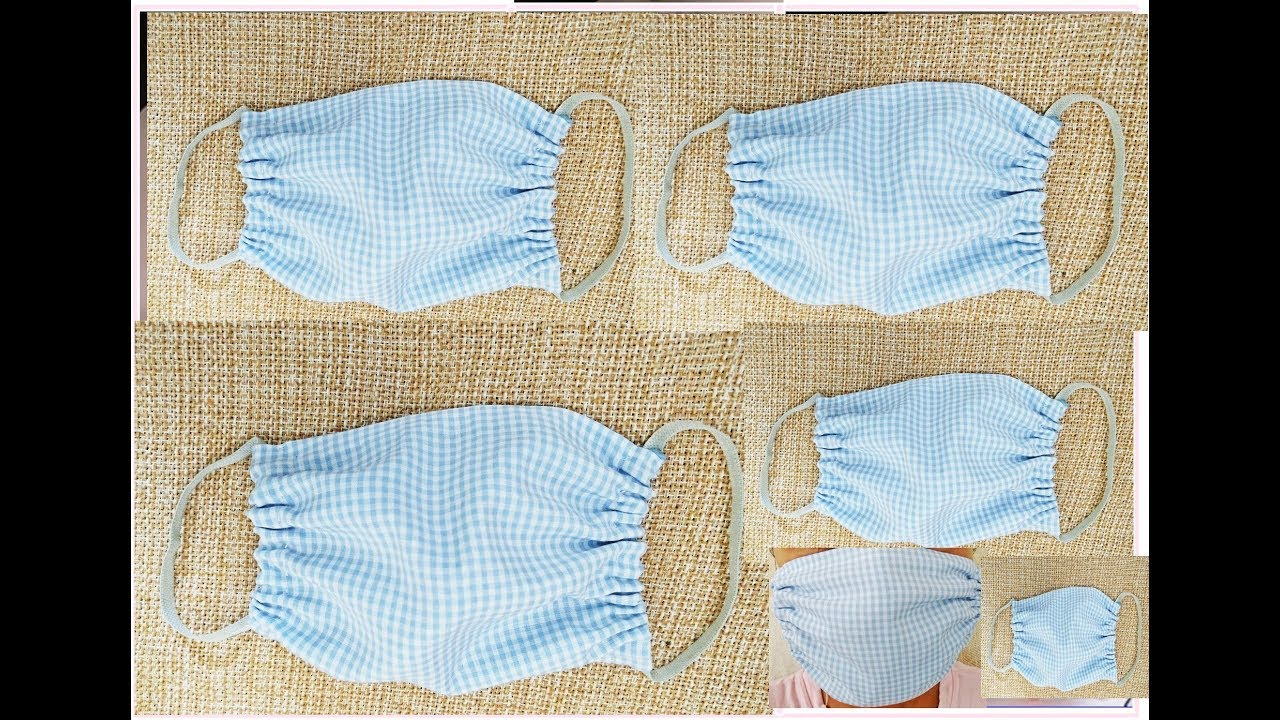 MASCARA DE PROTEÇÃO DE TECIDO COSTURADA A MÃO