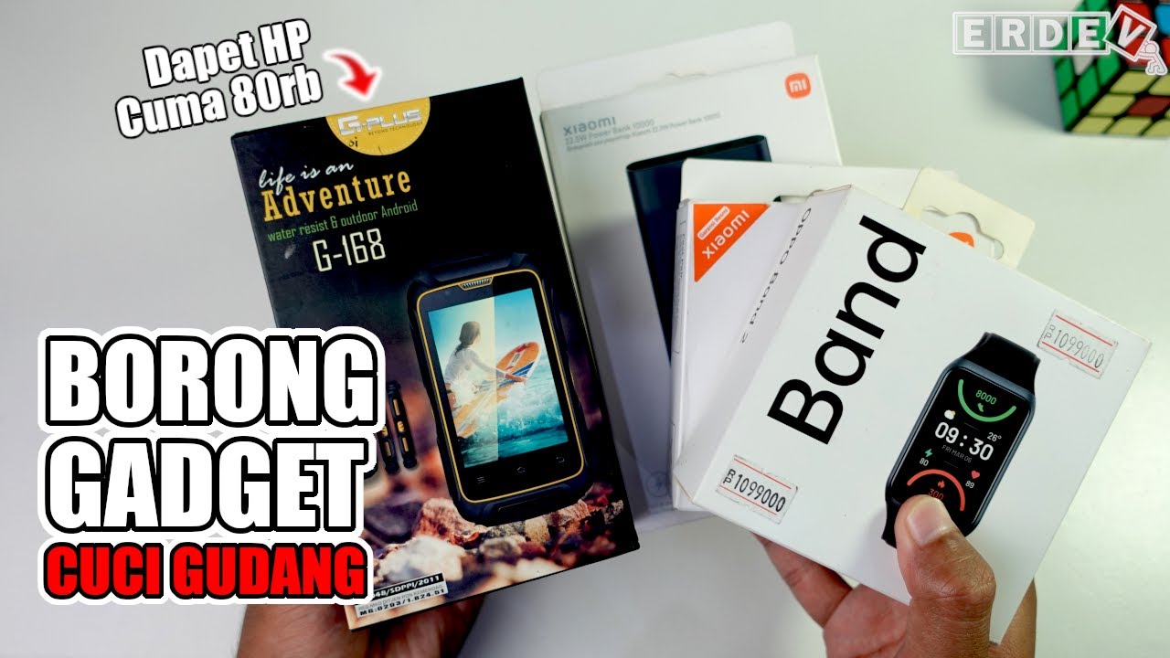 BORONG GADGET CUCI GUDANG, BISA DAPET HP DIBAWAH 100 RIBU! - Xiaomi, Oppo Smartband, GPlus G168