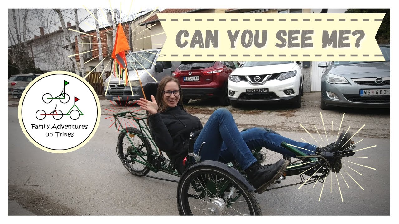 Make Your Recumbent Trike VISIBLE: Installing Dynamo Lights & DIY Flags! | Steintrikes Wild One