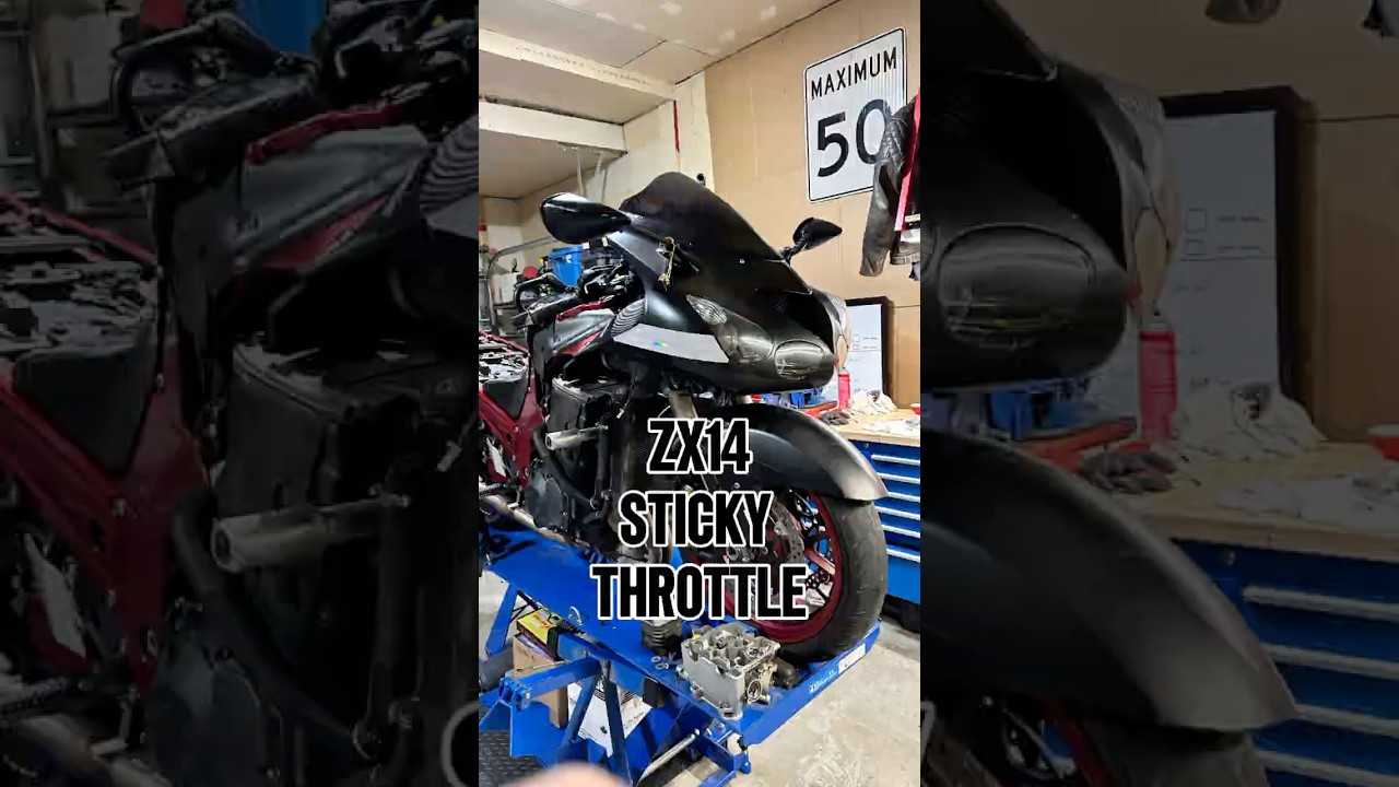 Залипание дроссельной заслонки мотоцикла