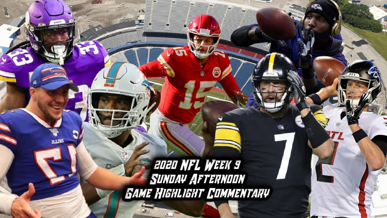 2020 NFL Week 9 Game Highlight Commentary | Sunday Afternoon Games | Chiseled Adonis