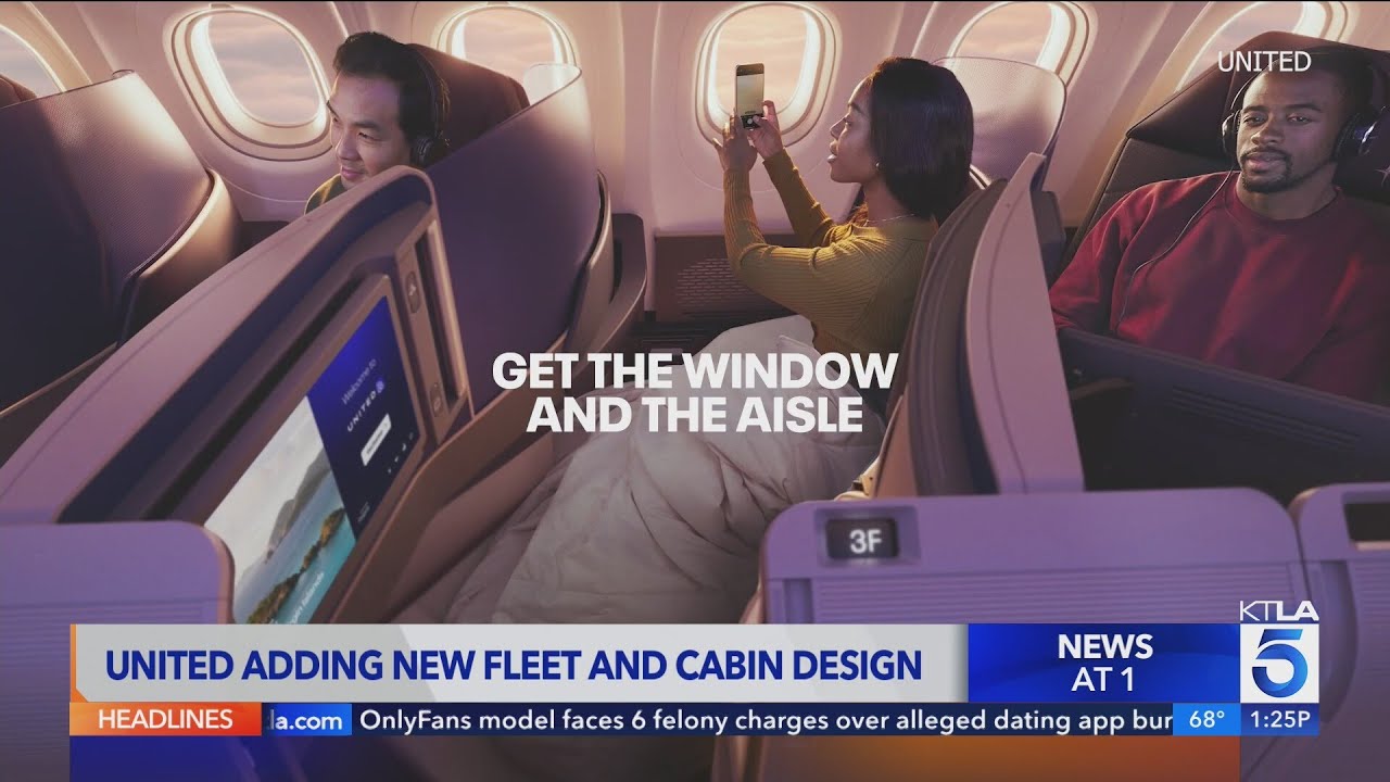 United Airlines adding new fleet and cabin design