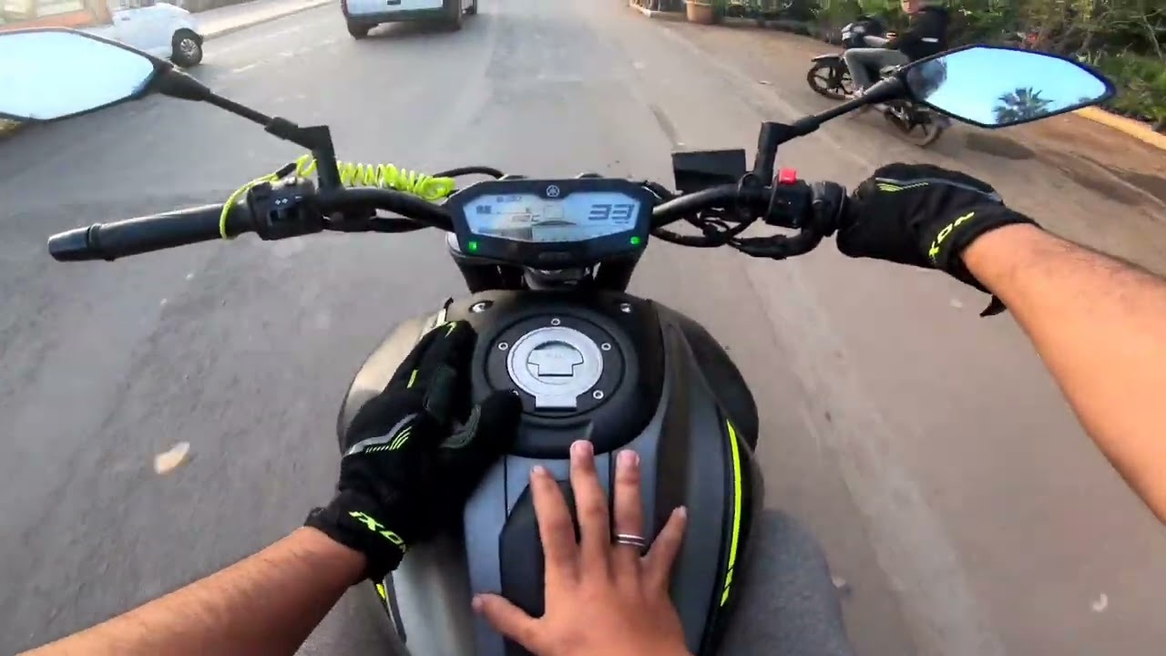 MT 07 😅😂✌️✅ ملي ركب ليها البو كملات قرايتها