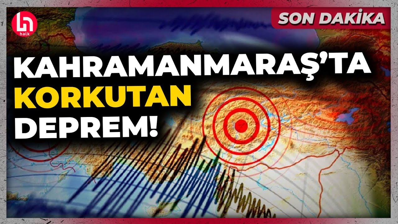 SON DAKİKA! Kahramanmaraş'ta 4.4 büyüklüğünde deprem: Vatandaşlar sokaklara döküldü!