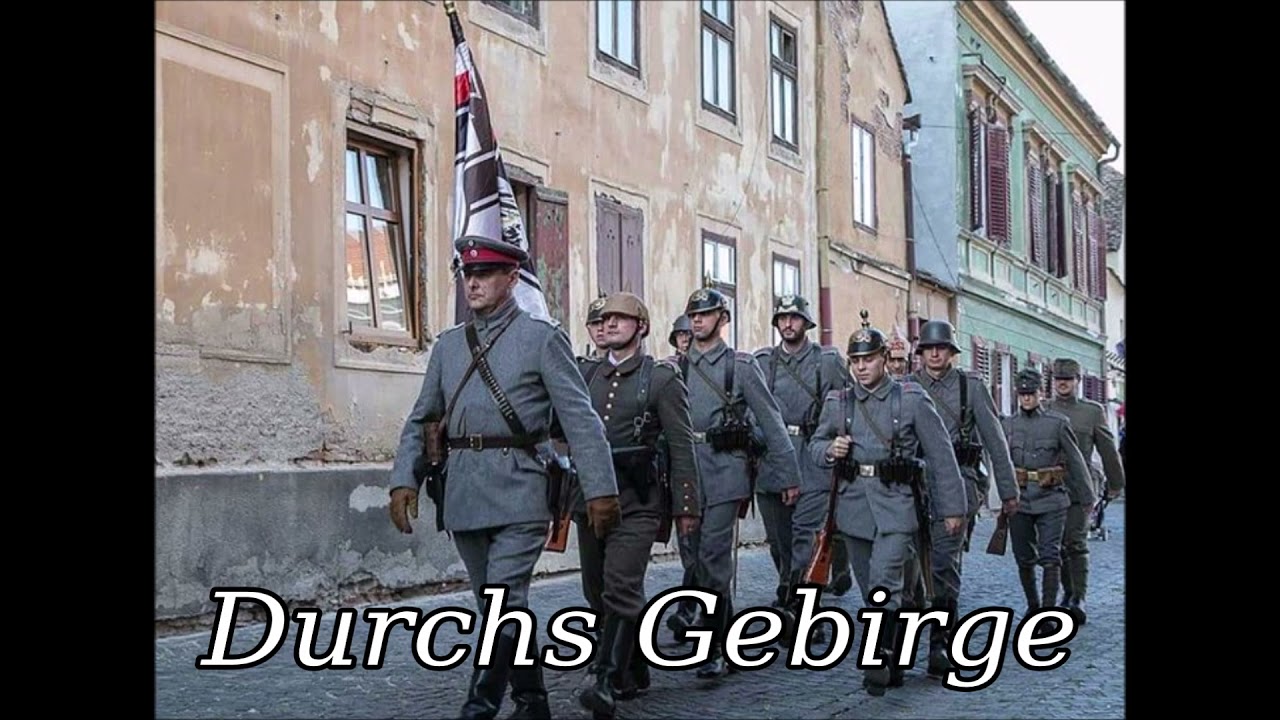 Durchs Gebirge  - German Freikorps Song / Version of Russian White Army Song