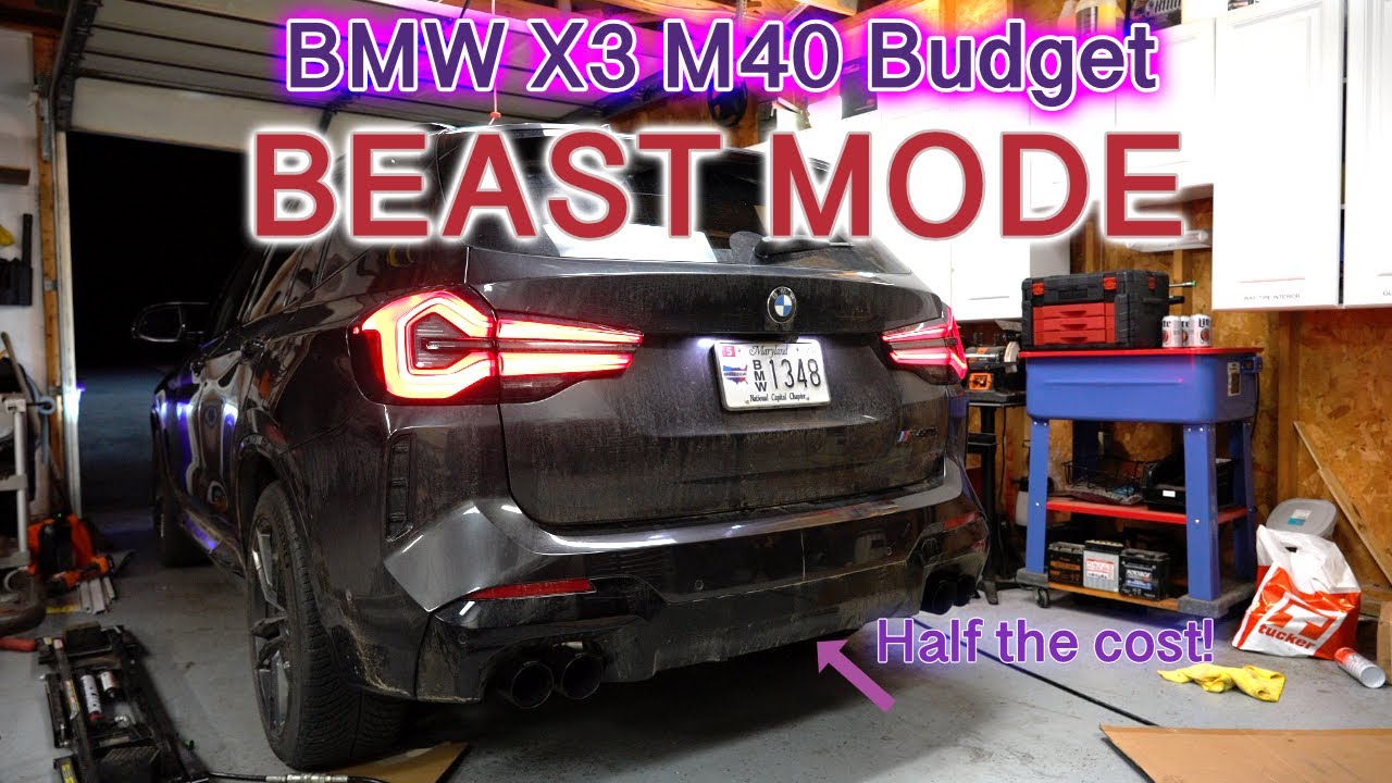 Выхлопная система CSZ Alibaba стоимостью менее 1000 долларов США для BMW X3 M40i… (ПОЛОВИНА от ре...