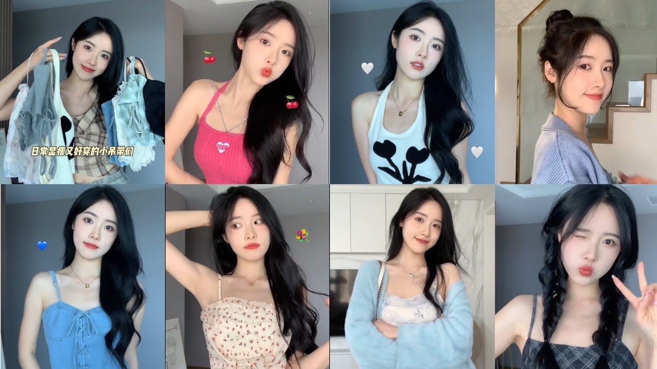 Quick & Easy Hairstyle Tutorial Korean Style for Girls with Cute outfits👗