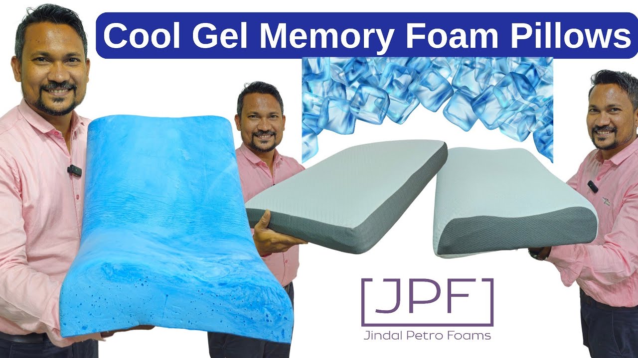 Cool Gel Infused Memory Foam Pillows Unboxing Review! Jindal Petro Foams!