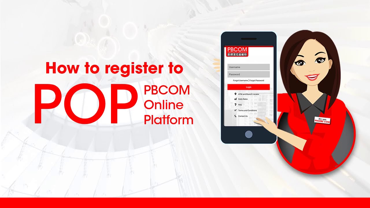 How to register to POP (PBCOM Online Platform)