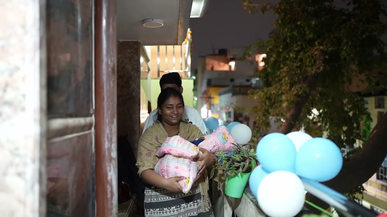 Newborn Baby Cinematic Film Shot