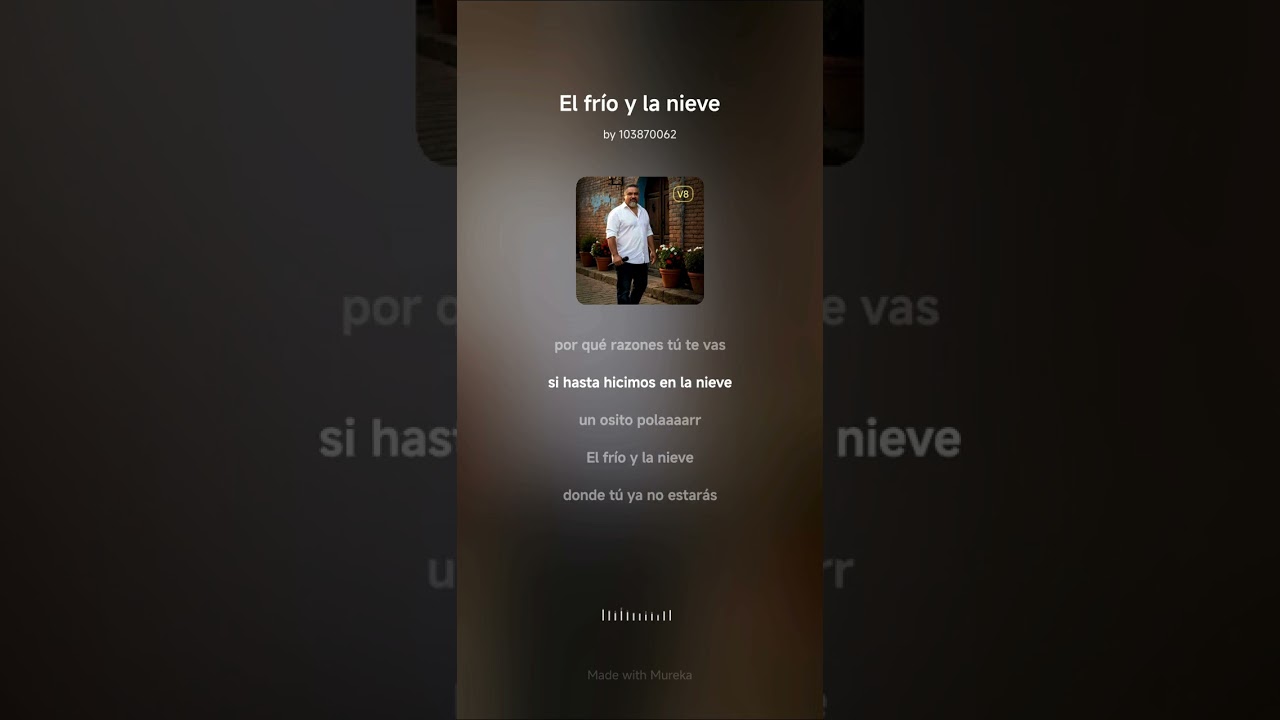 EL FRÍO Y LA NIEVE KARAOKE(OSCAR JG)