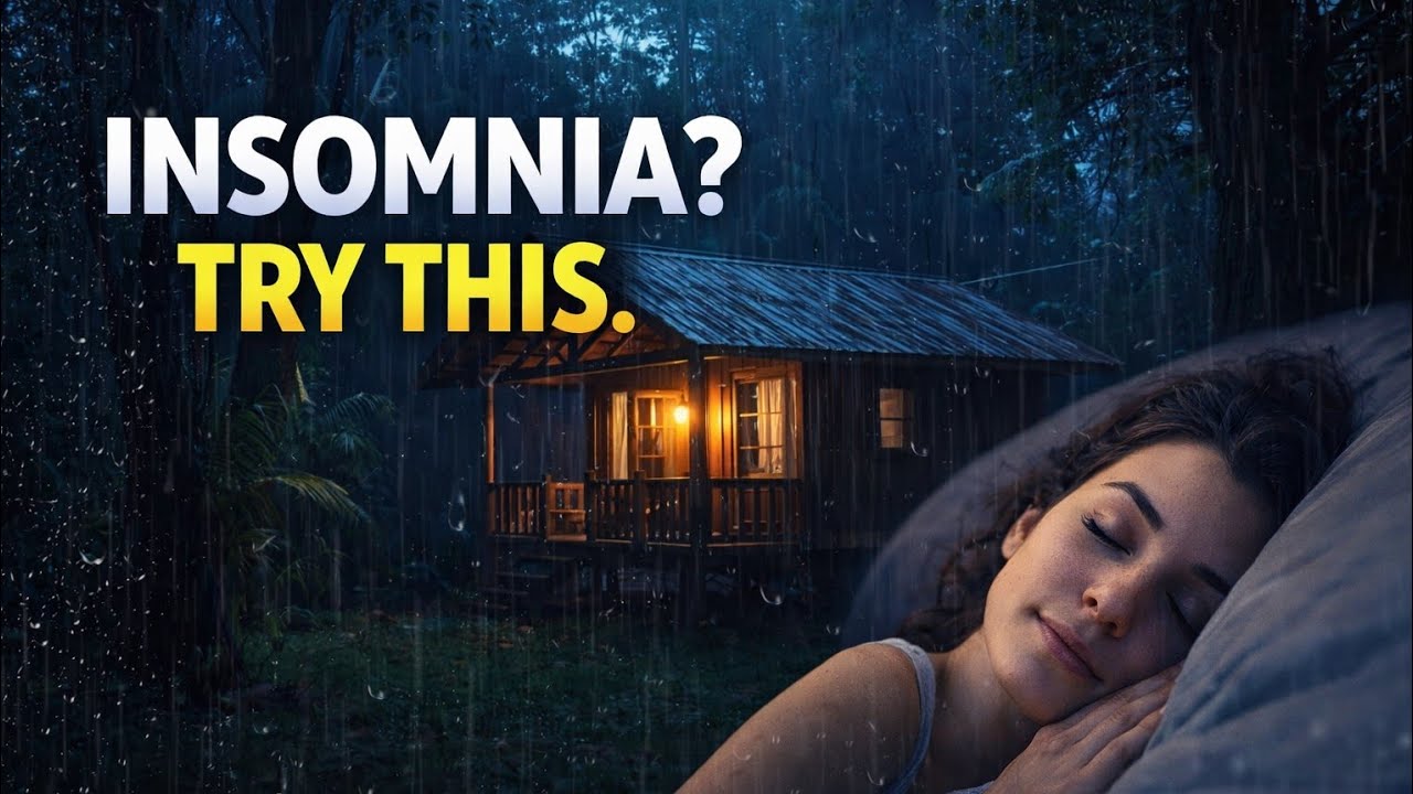 Insomnia Relief 🌧️ Rain Sounds for Deep Sleep