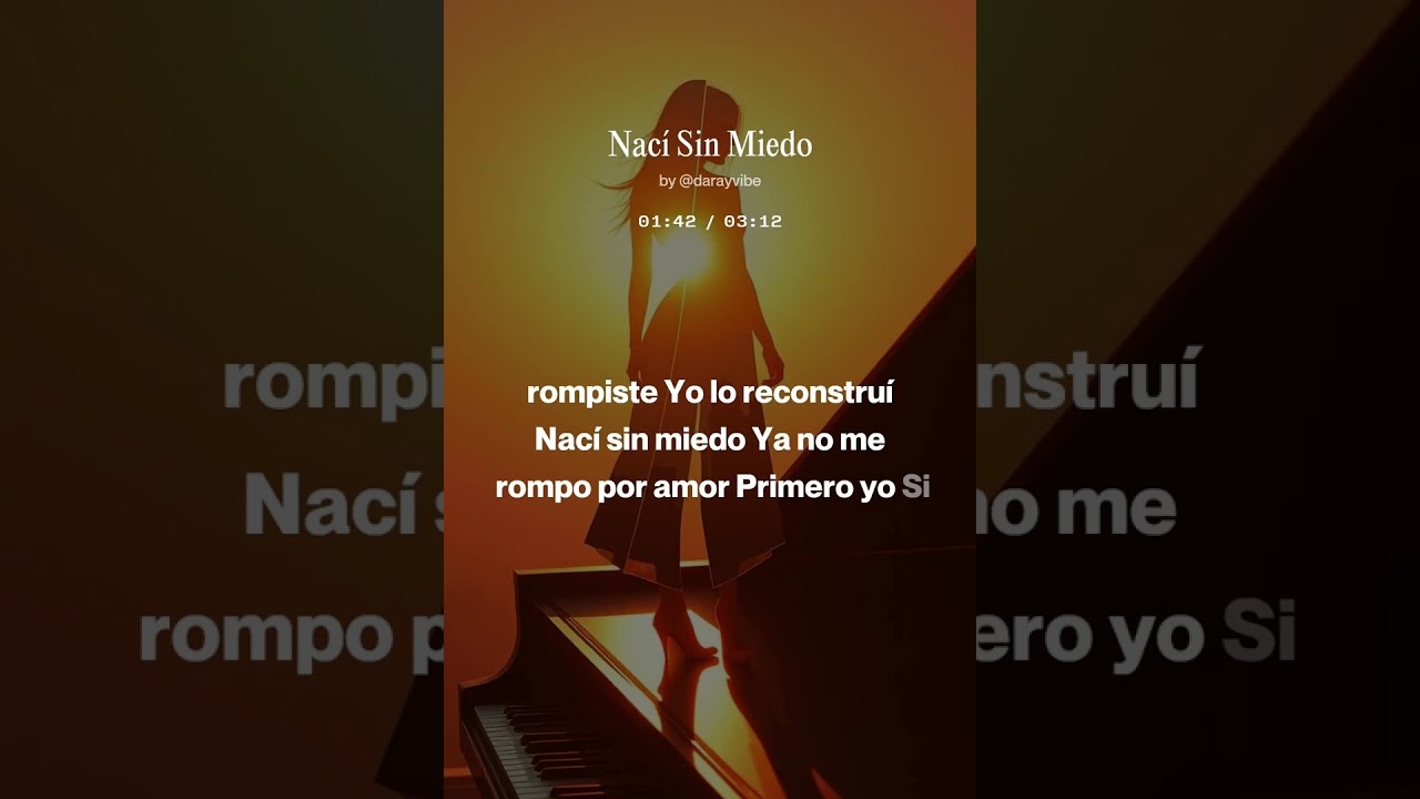 Nací Sin Miedo #NaciSinMiedo#cancionviral#empoderada#sensualvibes#poplatino#rnbmusic#baladapop#hitvi