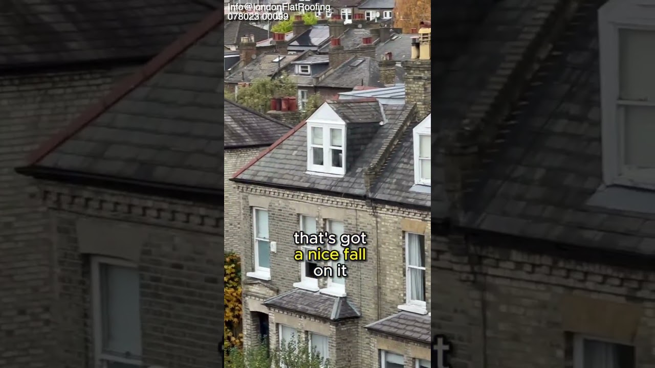 Is there enough fall on this roof?
