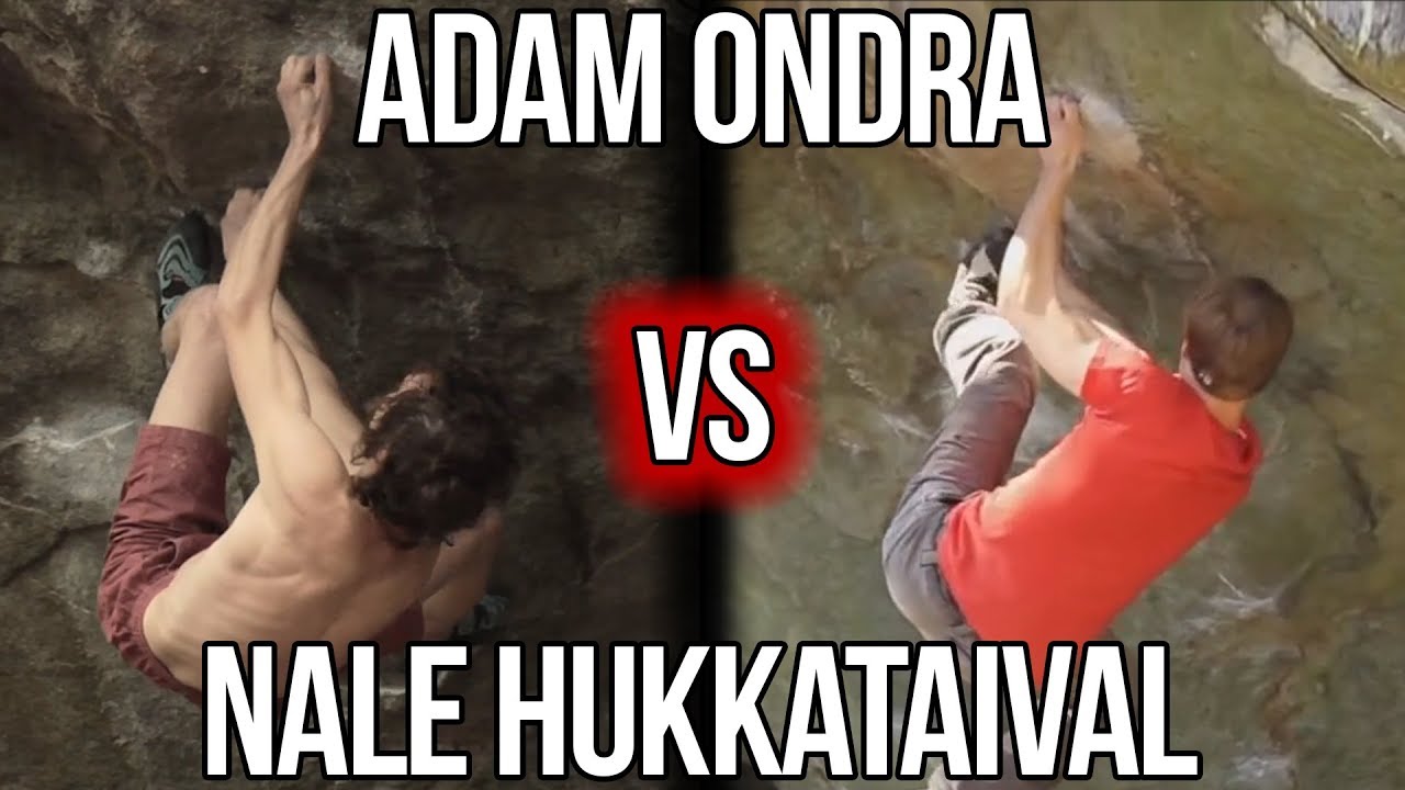 Adam Ondra VS Nalle Hukkataival - Gioia 8c+ | Rock Climbing Comparison
