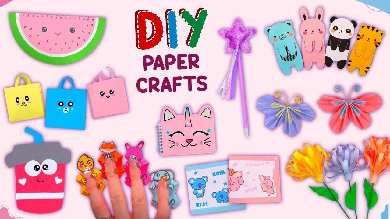 16 DIY AMAZING PAPER CRAFT IDEAS - FUNNY and EASY IDEAS YOU WILL LOVE #papercraft