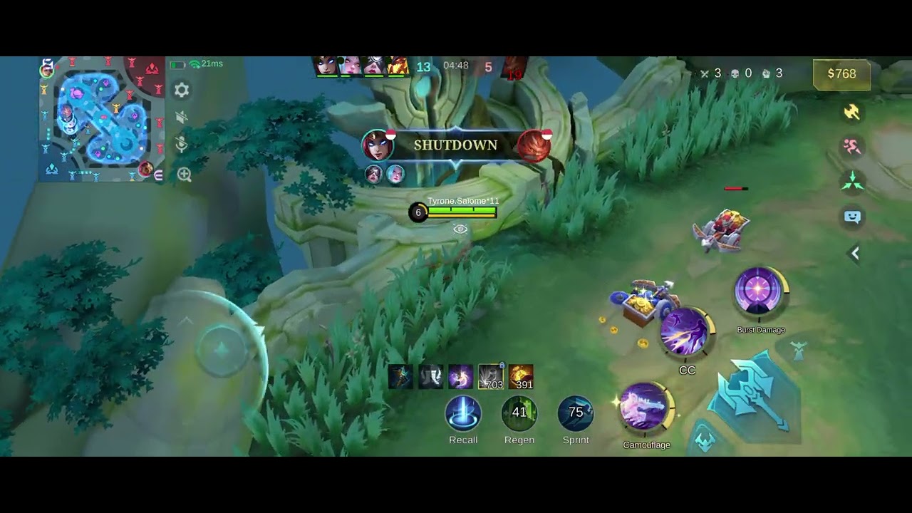 Lesley mode roam#mobilelegend.