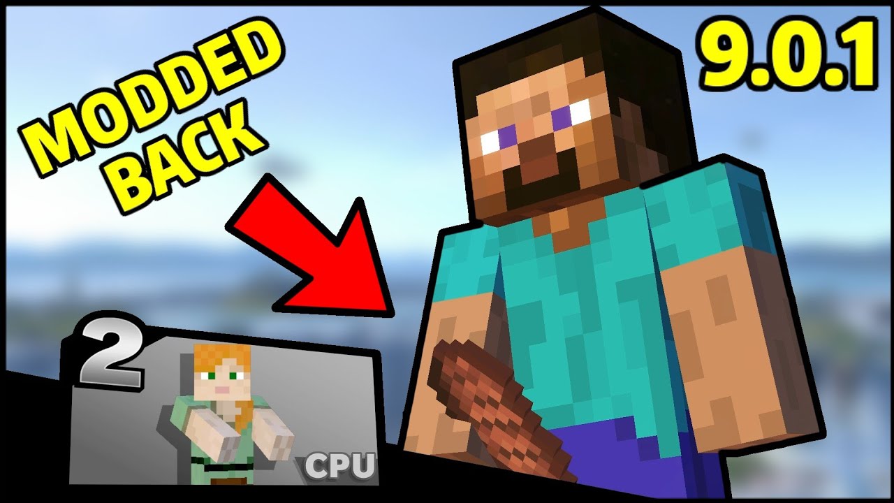 Minecraft Steve's Meat Modded Back to Smash Ultimate 9.0.1!