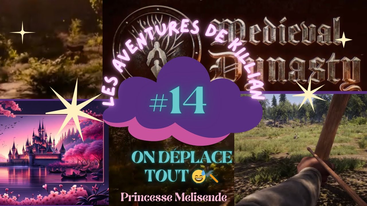 🏗️ Épisode 14 – Les aventures de Kylian | Le grand déménagement du village – Medieval Dynasty