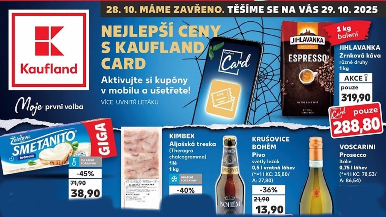 Kaufland let&aacute;k 22.10.2025 - akčn&iacute; let&aacute;k