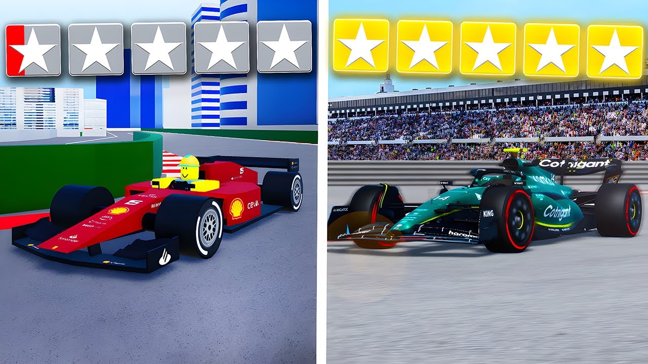 Worst Vs Best Rated Racing Car Games In Roblox