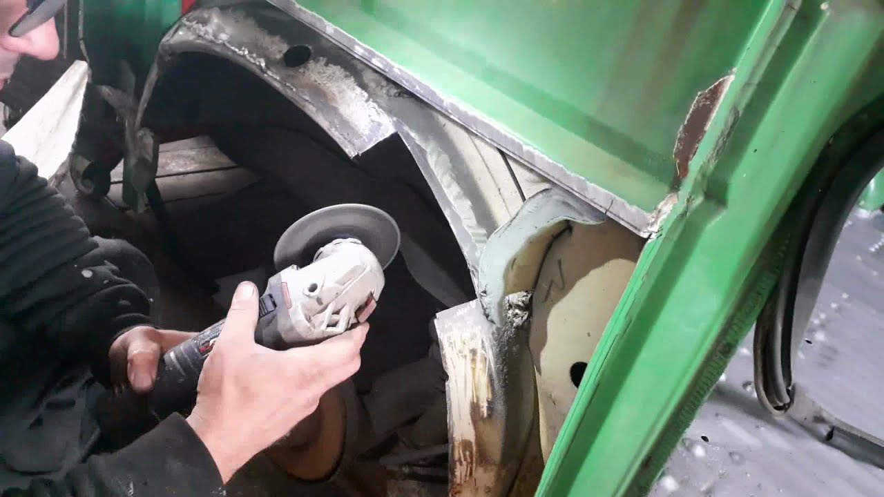 VW T4 Blacharka. Cz 4. Naprawa tylnego nadkola i progu drzwi przesuwnych