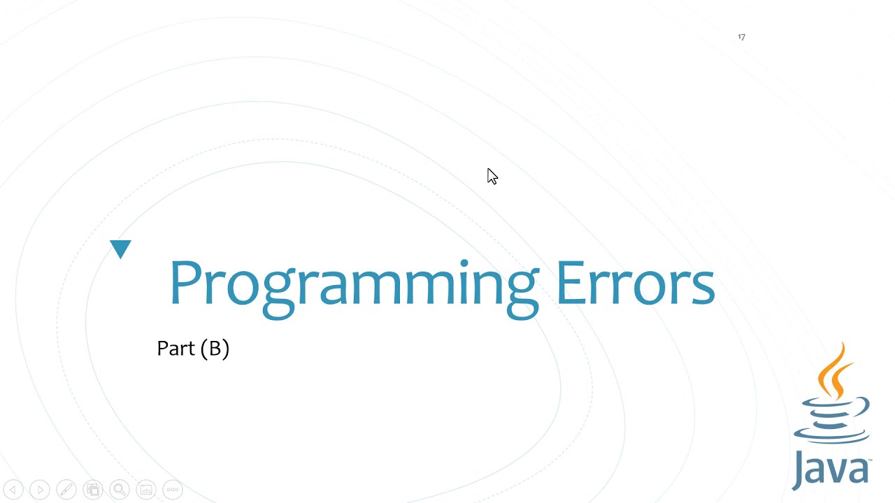 Syntax Error, Runtime Error, and Logic Error - Introduction to Exceptions in Java