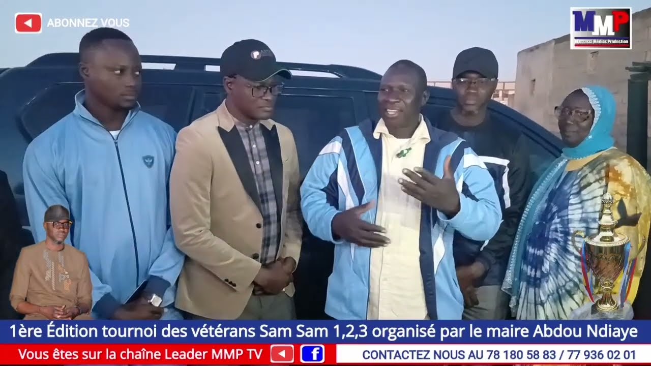 🔴1ère Édition tournoi des vétérans Sam Sam 1,2,3 organisé par le maire Pape Abdou Ndiaye 