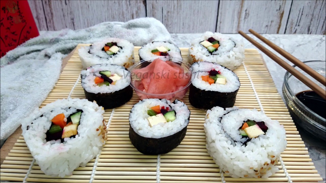 MamaVeganka: Sushi sa dimljenim tofuom